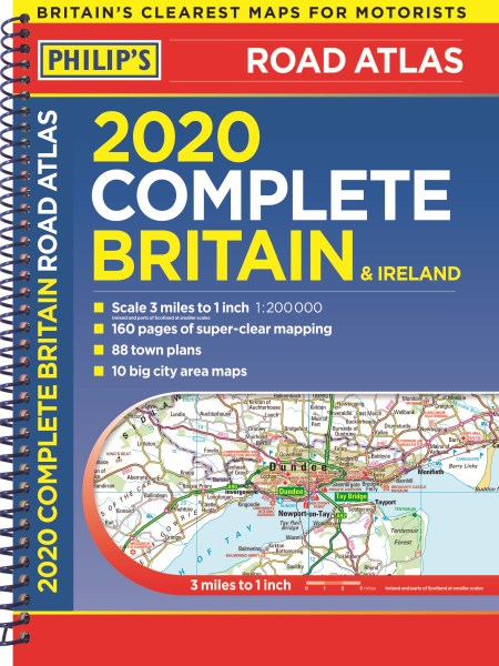 2020 Philip’s Complete Road Atlas Britain and Ireland