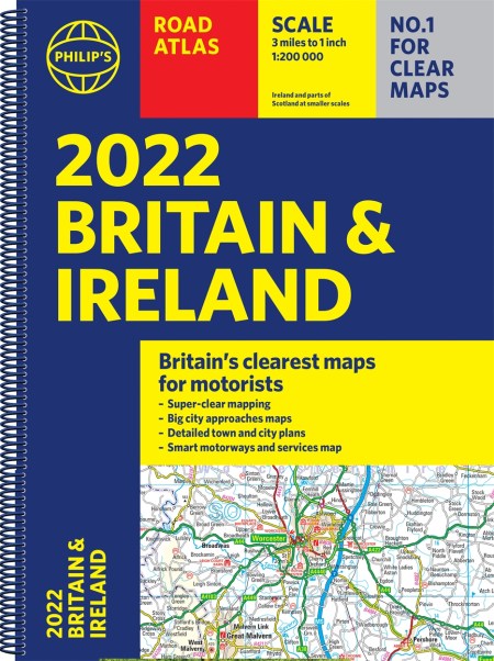 2022 Philip’s Road Atlas Britain and Ireland