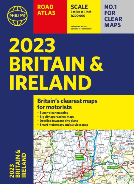 2023 Philip’s Road Atlas Britain and Ireland