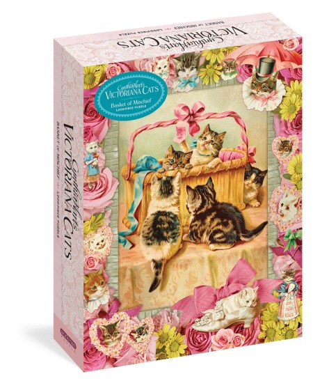 Cynthia Hart’s Victoriana Cats: Basket of Mischief 1,000-Piece Puzzle