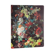 Van Huysum (Still Life Burst) Ultra Lined Journal (Elastic Band Closure)