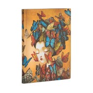 Madame Butterfly Midi Lined Softcover Flexi Journal