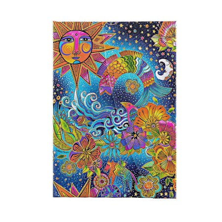 Celestial Magic (Whimsical Creations) Midi Lined Hardback Journal (Wrap Closure)