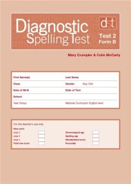 Diagnostic Spelling Tests: Test 2, Form B Pk10