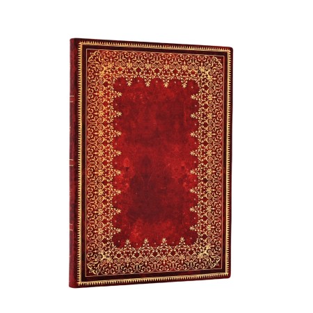 Foiled (Old Leather Collection) Midi Unlined Softcover Flexi Journal (Elastic Band Closure)