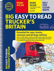 Philip’s Big Easy to Read Trucker’s Road Atlas Britain