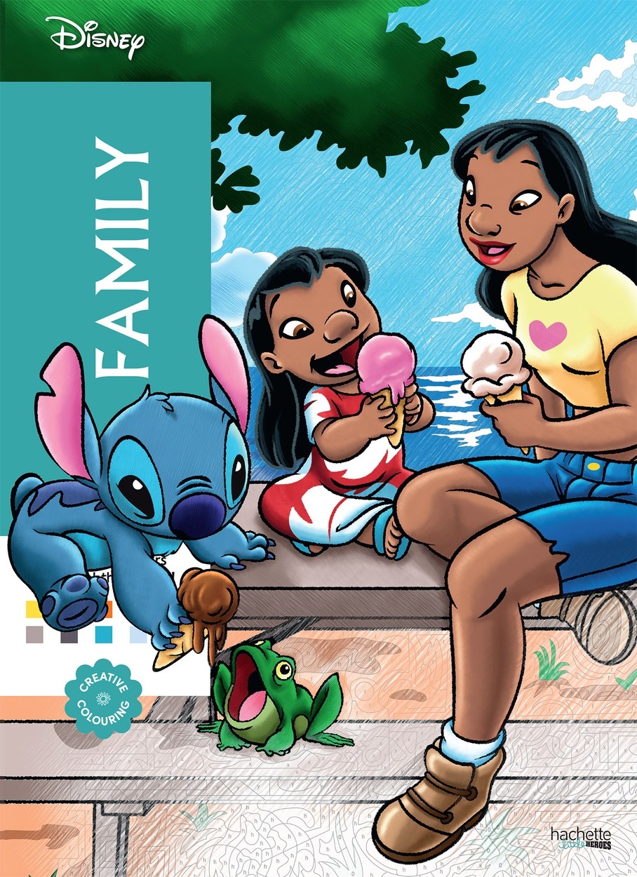Mystery Colouring – Family — coloring book cover