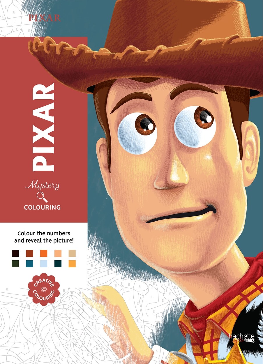 Mystery Colouring – Pixar — coloring book cover