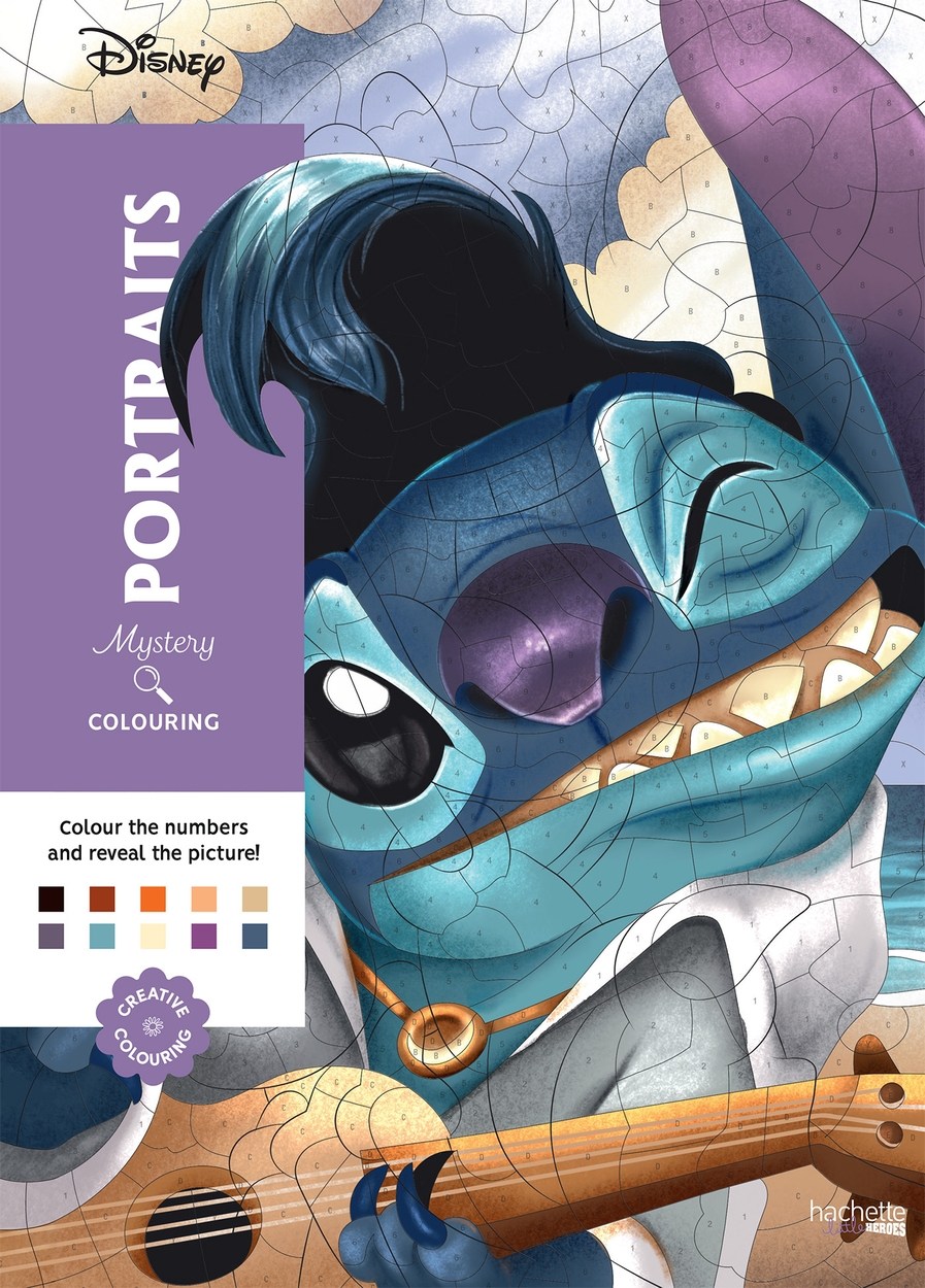 Mystery Colouring – Portraits — coloring book cover