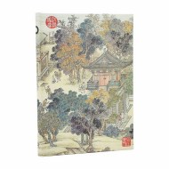 Golden Age of Prosperity (An Era in Jinling) Midi Lined Hardcover Journal (Elastic Band Closure)