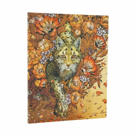 Lynx Rising (Erica Williams Art) Ultra Unlined Softcover Journal (Elastic Band Closure)