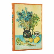 Van Gogh’s Still Life Mini Unlined Hardcover Journal (Elastic Band Closure)