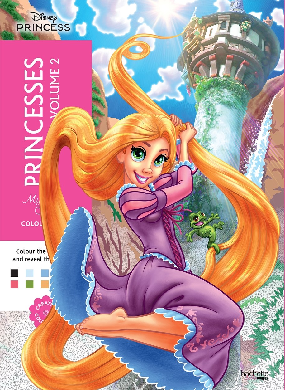 Mystery Colouring – Princesses Vol. 2 — coloring book cover