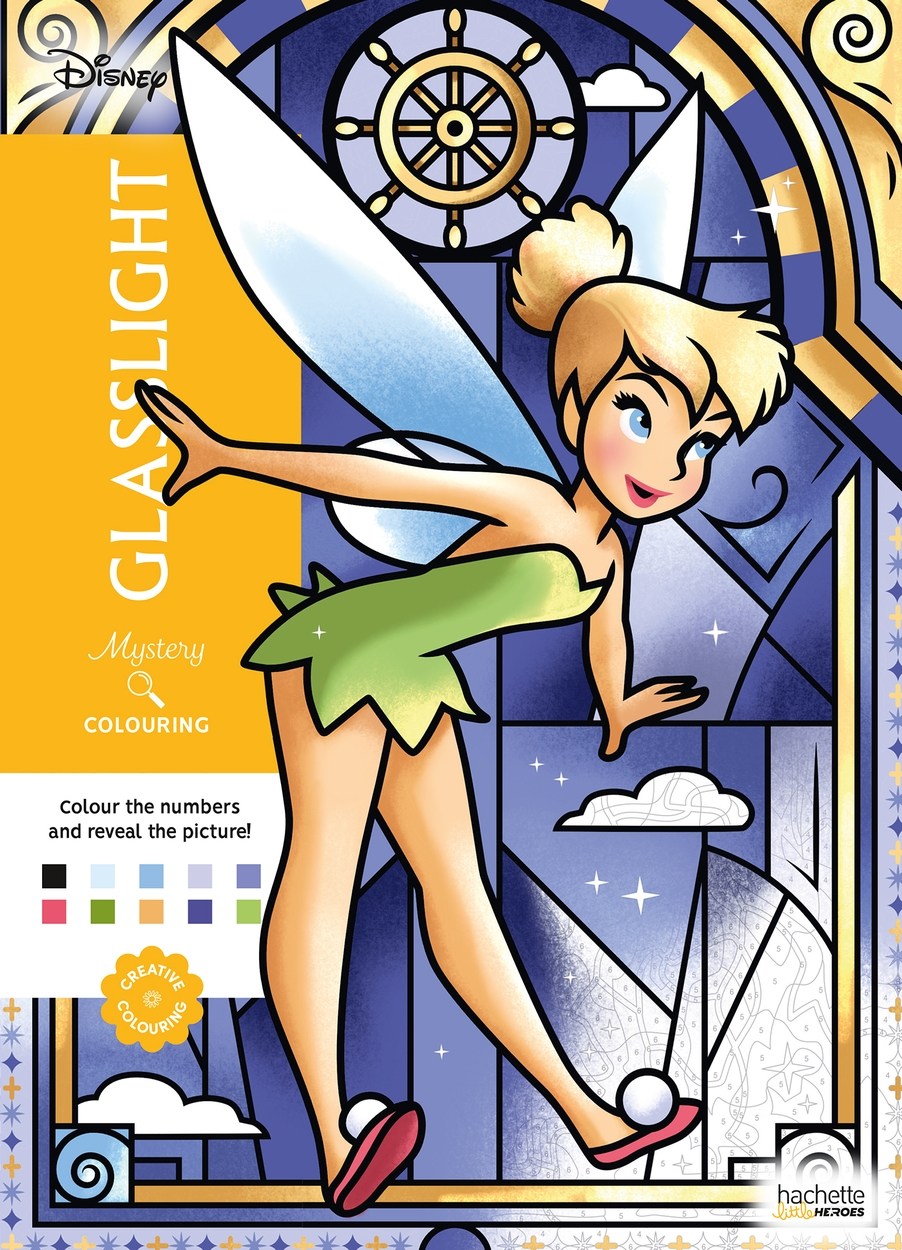 Mystery Colouring – Glasslight — coloring book cover